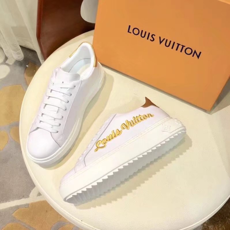 Louis Vuitton casual shoes LV880SY white&gold