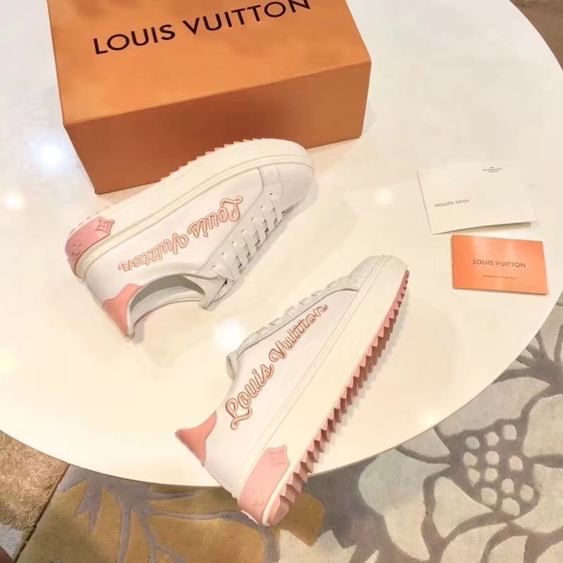 Louis Vuitton casual shoes LV880SY white&pink