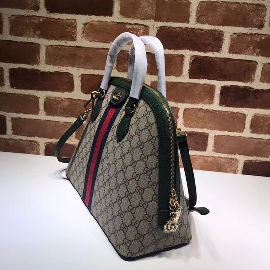 Gucci Ophidia GG medium top handle bag 524533 green