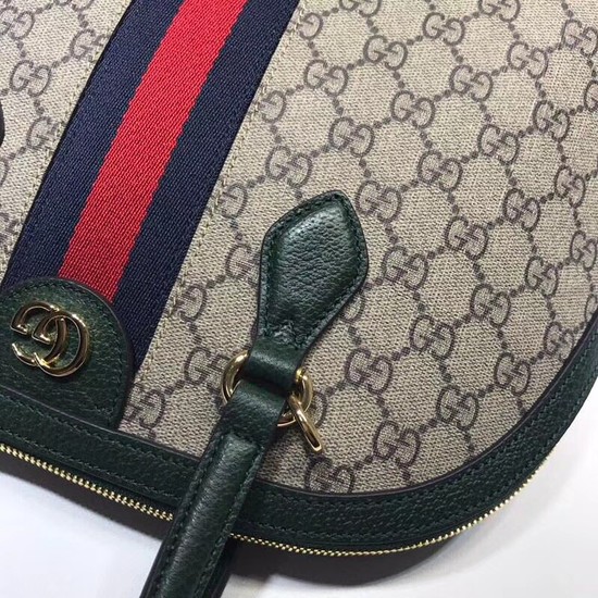 Gucci Ophidia GG medium top handle bag 524533 green