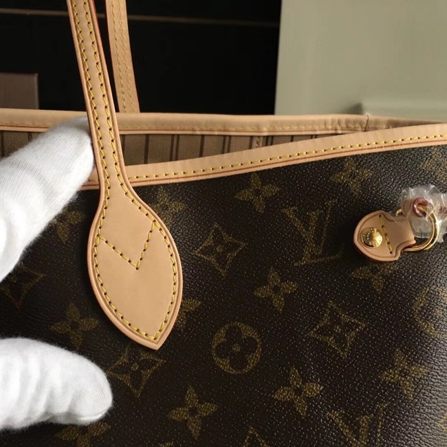 Louis Vuitton Monogram Canvas Original NEVERFULL GM M40990 apricot