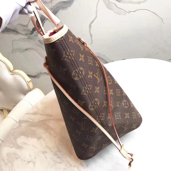 Louis Vuitton Monogram Canvas Original NEVERFULL GM M40990 red