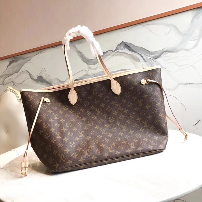 Louis Vuitton Monogram Canvas Original NEVERFULL GM M40990 red