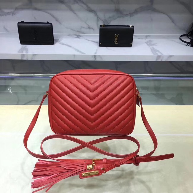 Saint Laurent Lou Medium Camera Bag 520534 red