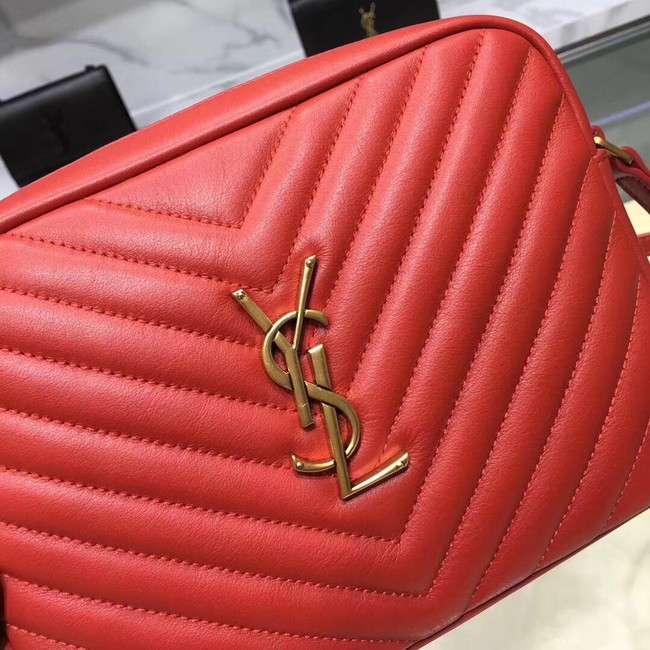 Saint Laurent Lou Medium Camera Bag 520534 red