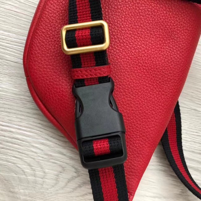 Gucci Print small belt bag 527792 red