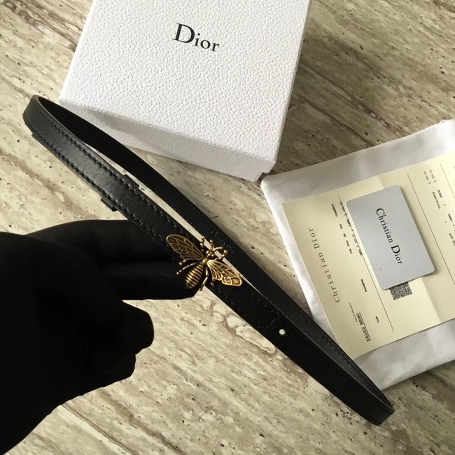 Dior BEE BELT CALFSKIN B0387 black