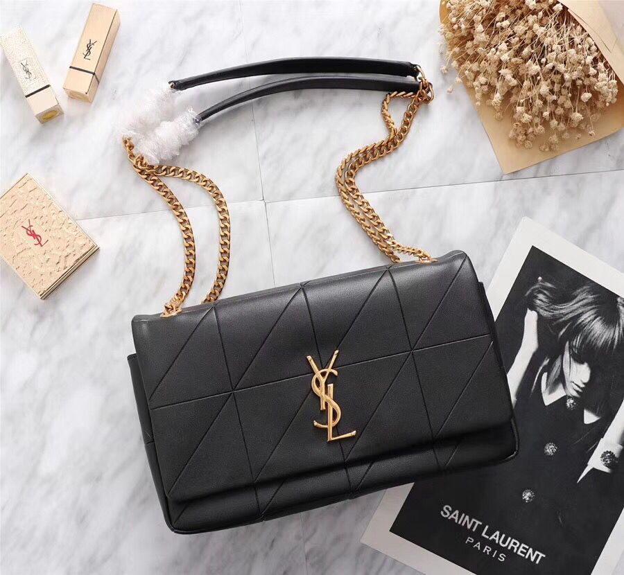 SAINT LAURENT Jamie monogram leather shoulder bag 2833 black