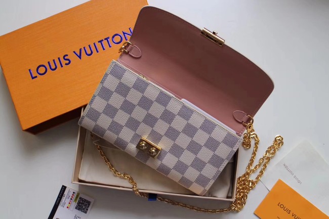 Louis Vuitton Original Damier Azur Canvas CROISETTE N61273