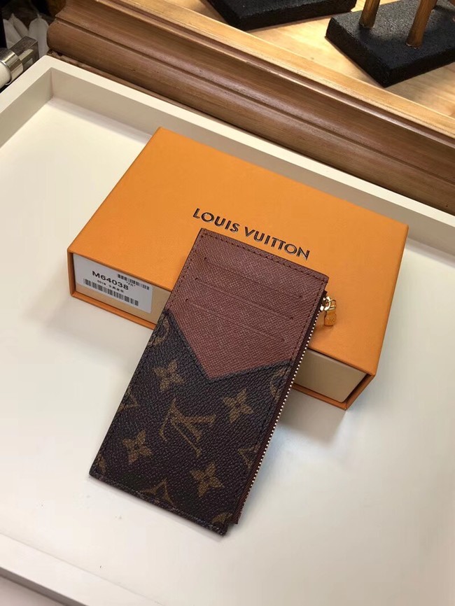 Louis Vuitton Monogram Canvas COIN CARD HOLDER M62914