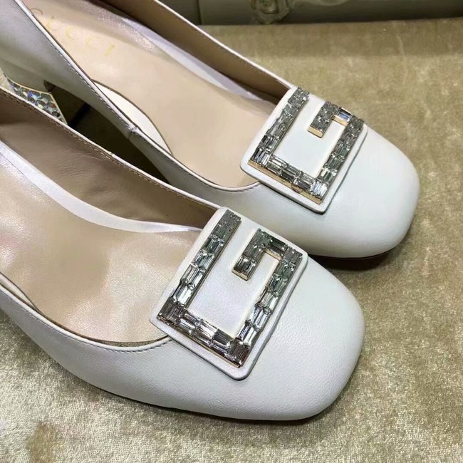 Gucci High-heeled shoes GG1378LD white Heel high 5CM