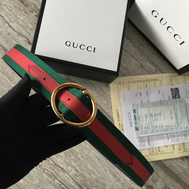 Gucci Web belt G25511 Red & green