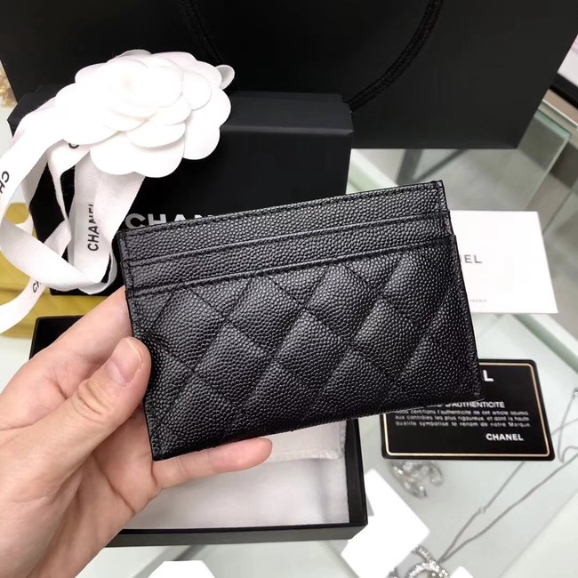 BOY CHANEL Card Holder A84431 black