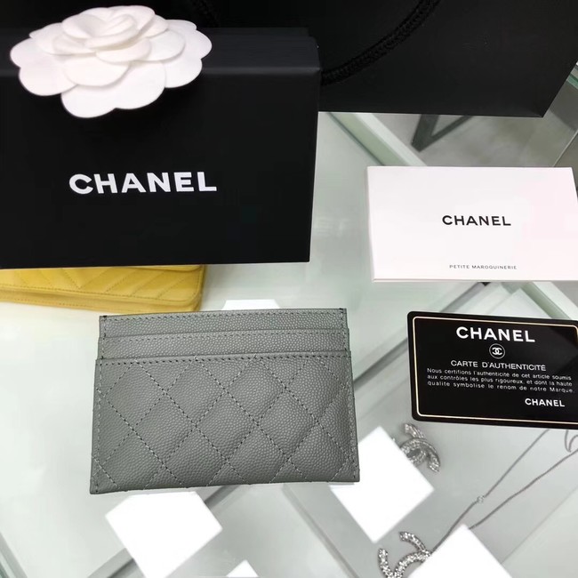 BOY CHANEL Card Holder A84431 green