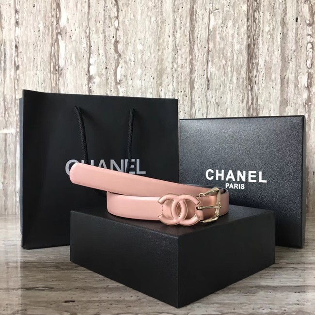 Chanel Original Calf leather Belt 56989 pink