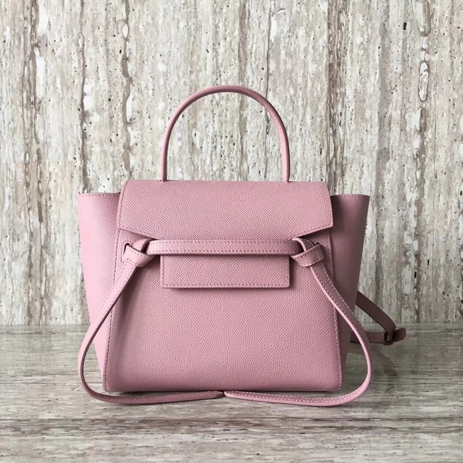 Celine NANO BELT BAG IN GRAINED CALFSKIN 99970 pink