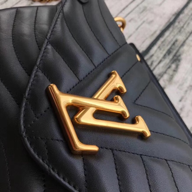 LOUIS VUITTON NEW WAVE CHAIN BAG MM M51498 black