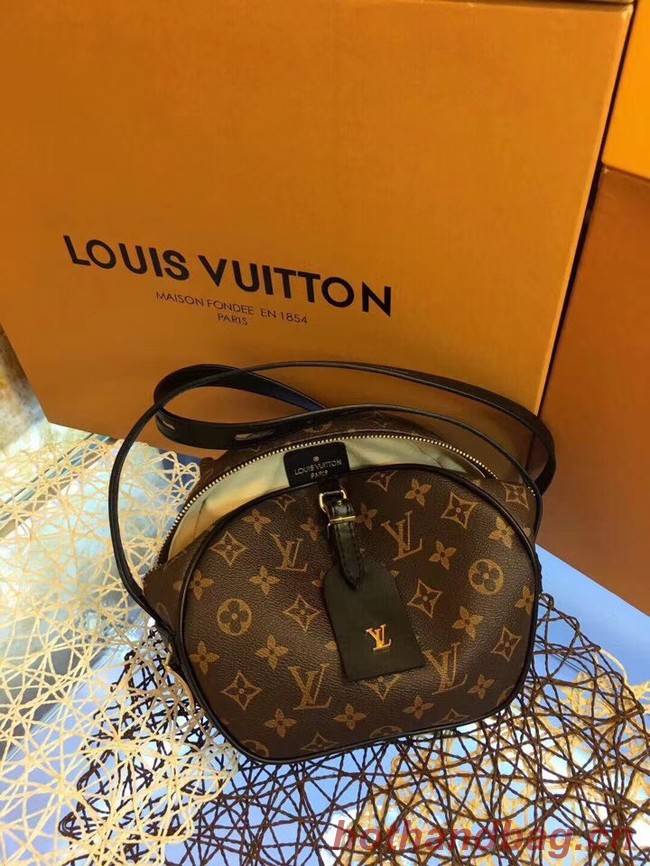 Louis vuitton monogram canvas BOITE CHAPEAU SOUPLE M52294 black