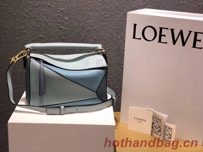 Loewe Puzzle Bag Original Leather B9124 blue