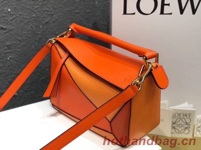 Loewe Puzzle Bag Original Leather B9124 orange