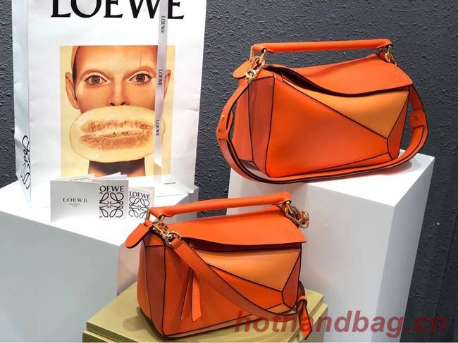 Loewe Puzzle Bag Original Leather B9124 orange