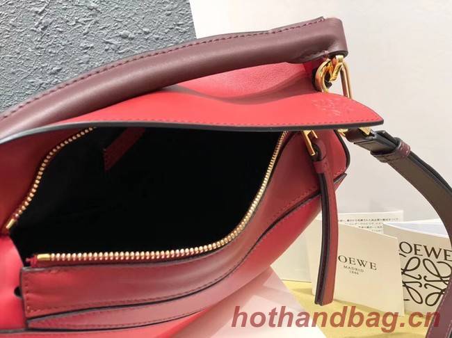 Loewe Puzzle Bag Original Leather B9124 red