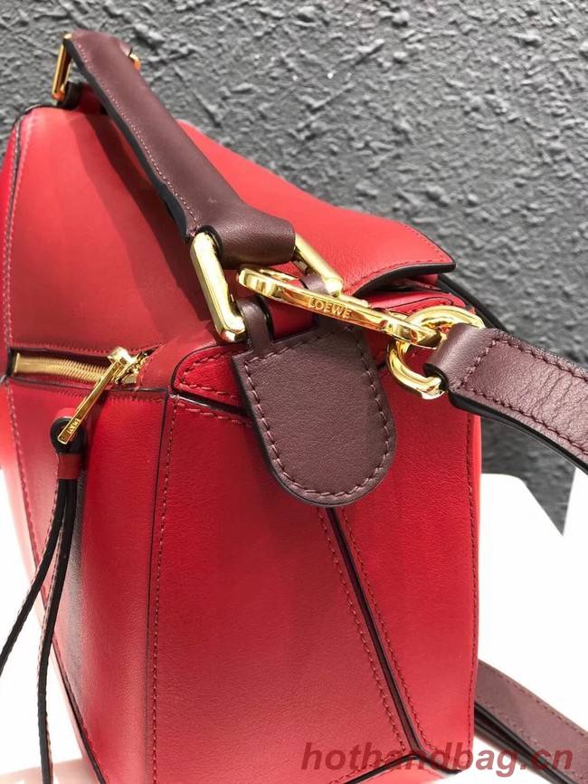 Loewe Puzzle Bag Original Leather B9124 red