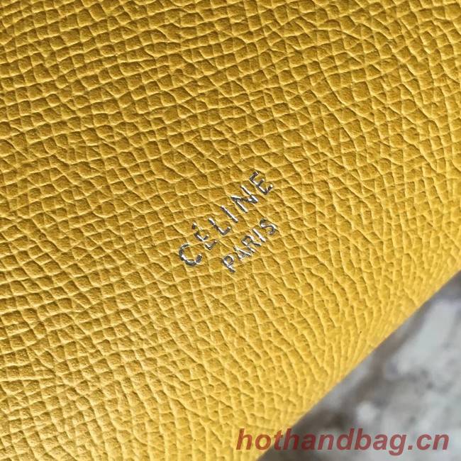 Celine NANO BELT BAG IN GRAINED CALFSKIN 99970 yellow