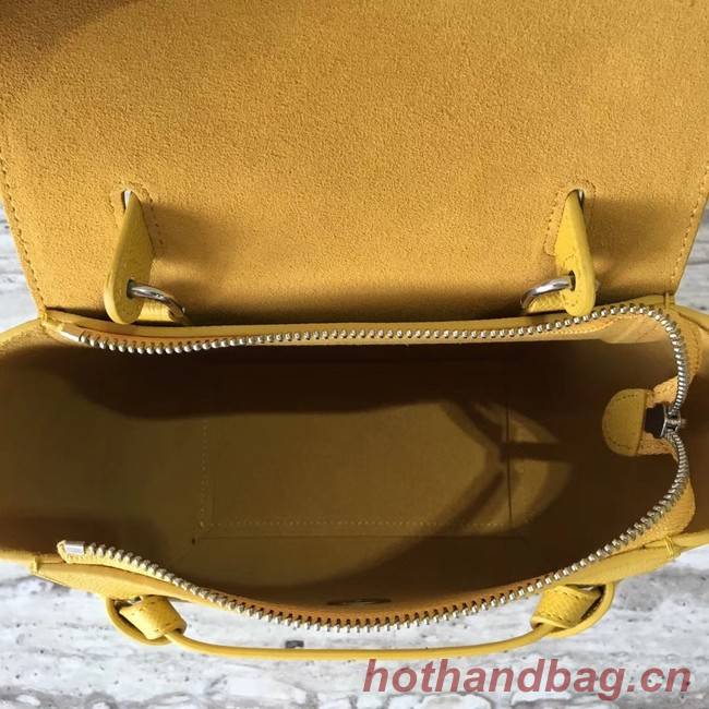 Celine NANO BELT BAG IN GRAINED CALFSKIN 99970 yellow