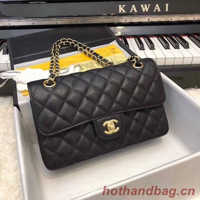 Chanel Small Classic Handbag A01113 black