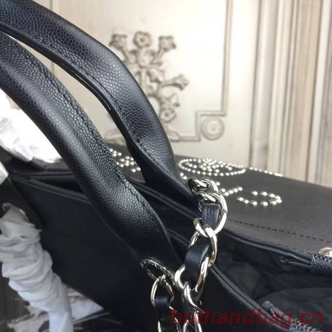 Chanel original Calfskin Leather Tote Bag 78900 black