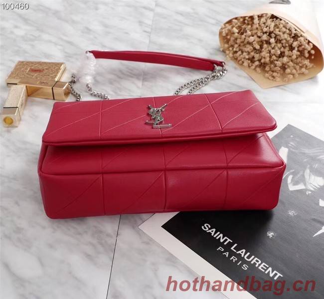 SAINT LAURENT Jamie monogram leather shoulder bag A2833 red