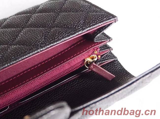 Chanel Classic Flap Wallet A31506 black