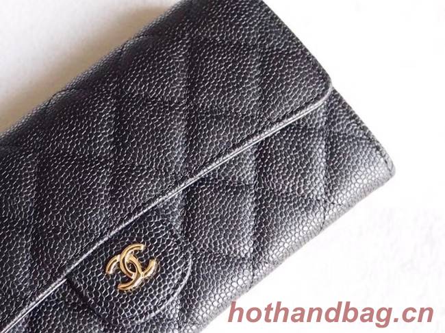 Chanel Classic Flap Wallet A31506 black