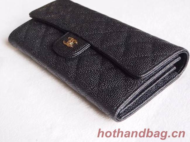 Chanel Classic Flap Wallet A31506 black