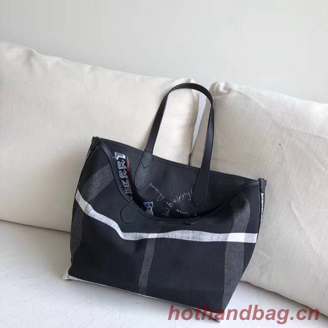 BurBerry Tote Shopping bags BU5548 black