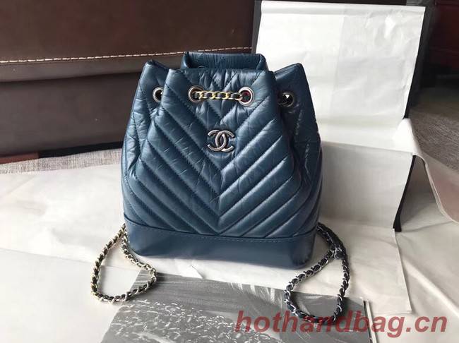 CHANEL Original Gabrielle Small Backpack A94485 blue