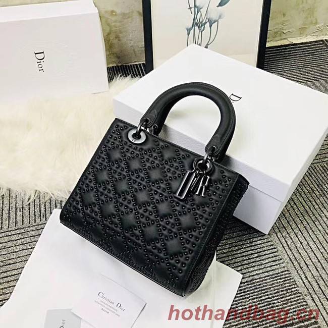 MINI LADY DIOR BAG CALFSKIN M0579S black