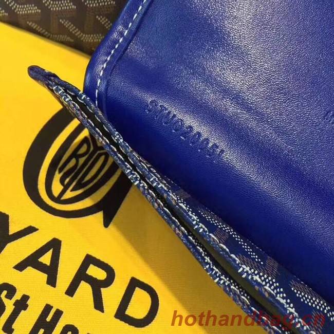 Goyard Y Doodling Calfskin Leather Tote Bag 36987 blue