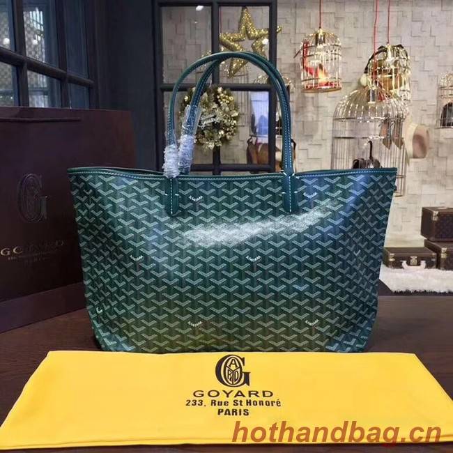 Goyard Y Doodling Calfskin Leather Tote Bag 36987 green