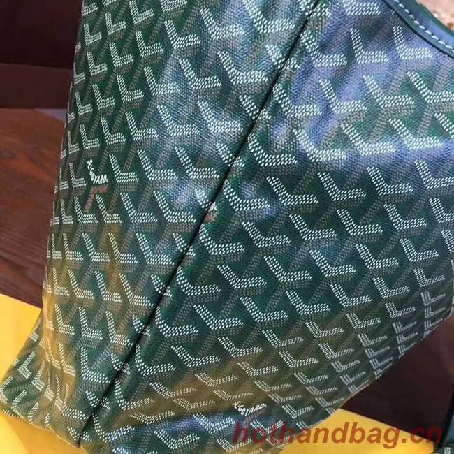 Goyard Y Doodling Calfskin Leather Tote Bag 36987 green