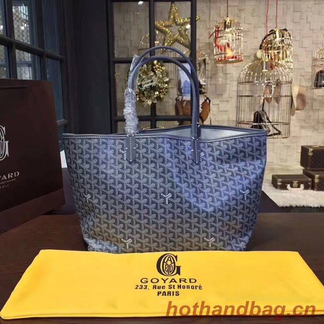 Goyard Y Doodling Calfskin Leather Tote Bag A36987 blue