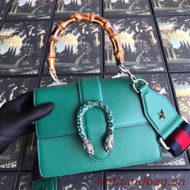 Gucci Dionysus small top handle bag 523367 green