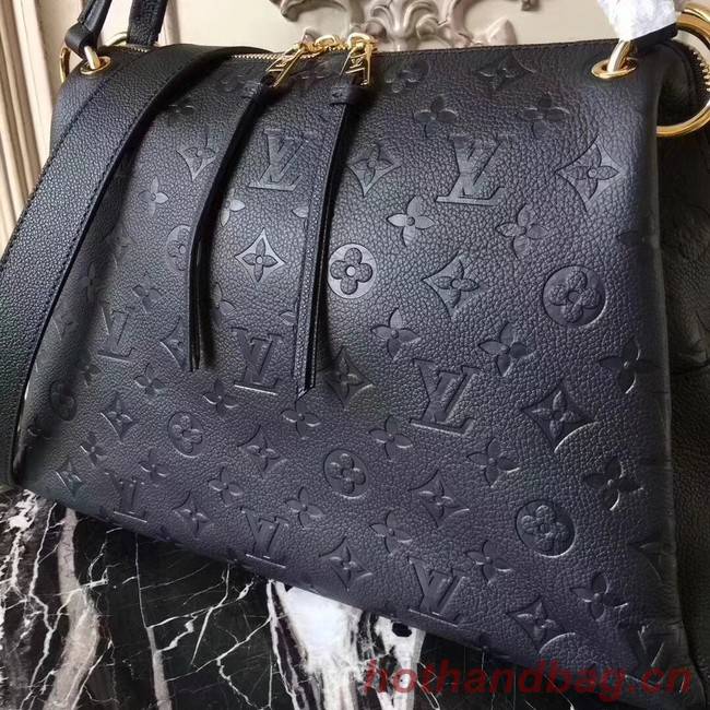 Louis vuitton original mongram empreinte PONTHIEU PM M43721 Black