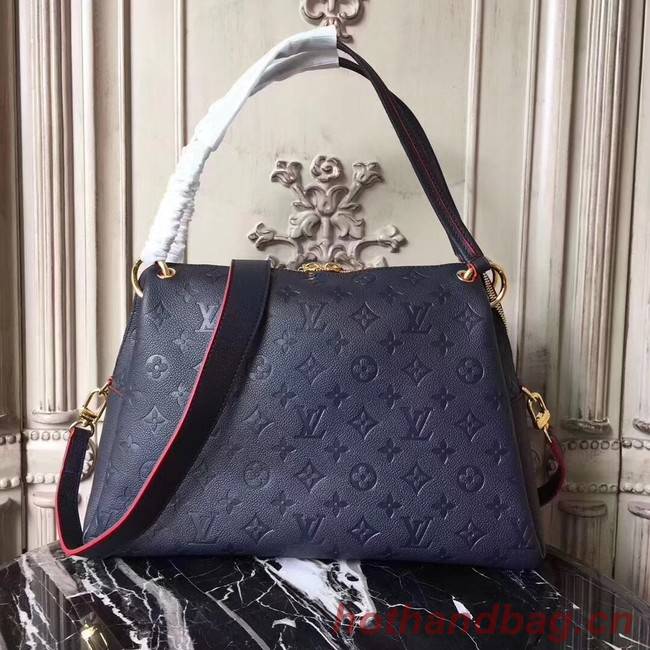 Louis vuitton original mongram empreinte PONTHIEU PM M43721 Navy-blue