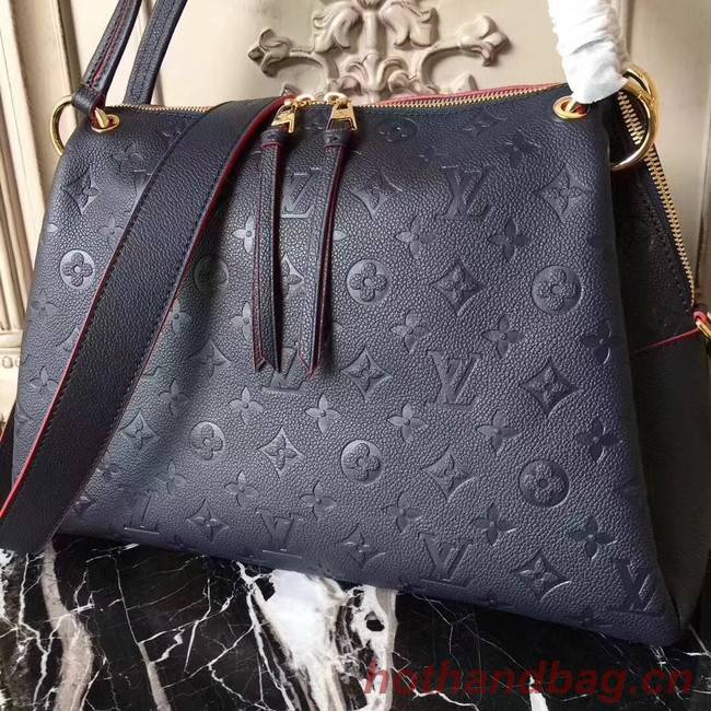 Louis vuitton original mongram empreinte PONTHIEU PM M43721 Navy-blue