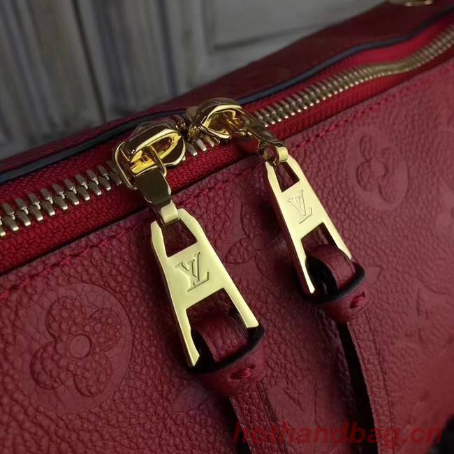 Louis vuitton original mongram empreinte PONTHIEU PM M43721 red