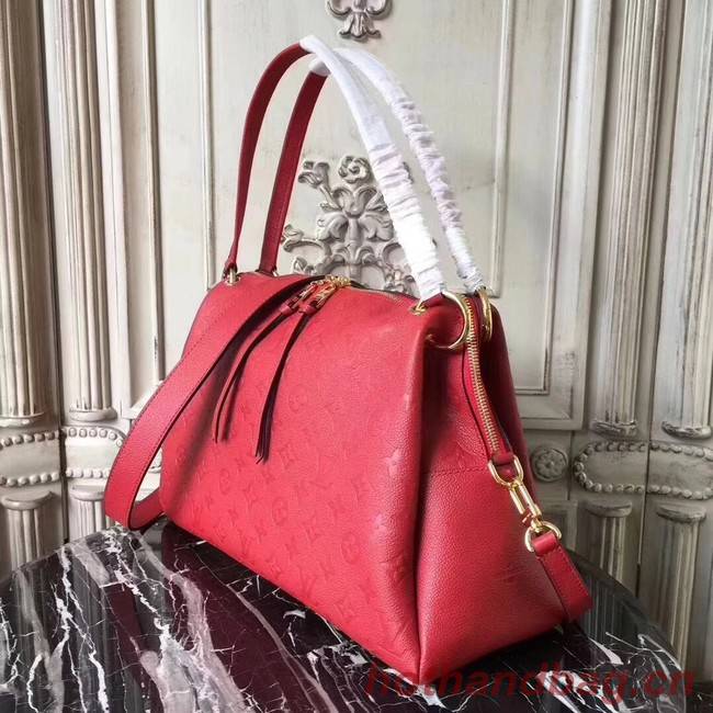 Louis vuitton original mongram empreinte PONTHIEU PM M43721 red