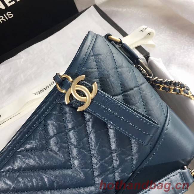 CHANEL GABRIELLE Original Small Hobo Bag A91810 Blue