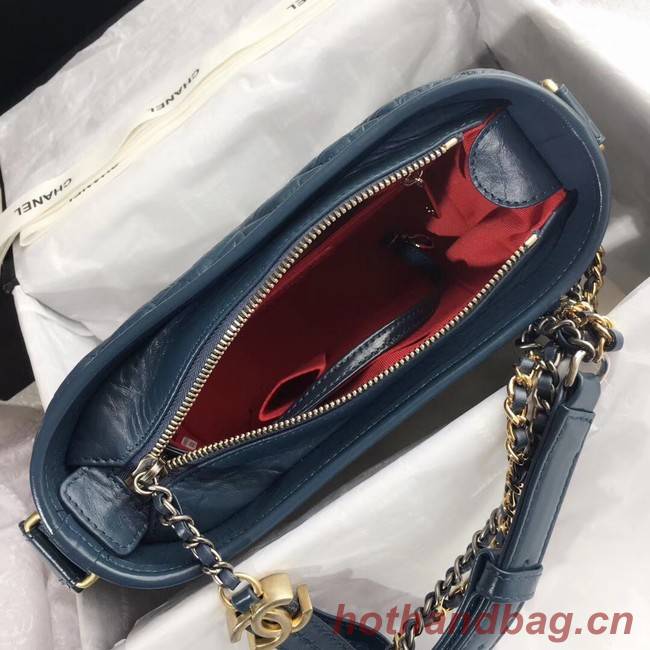 CHANEL GABRIELLE Original Small Hobo Bag A91810 Blue